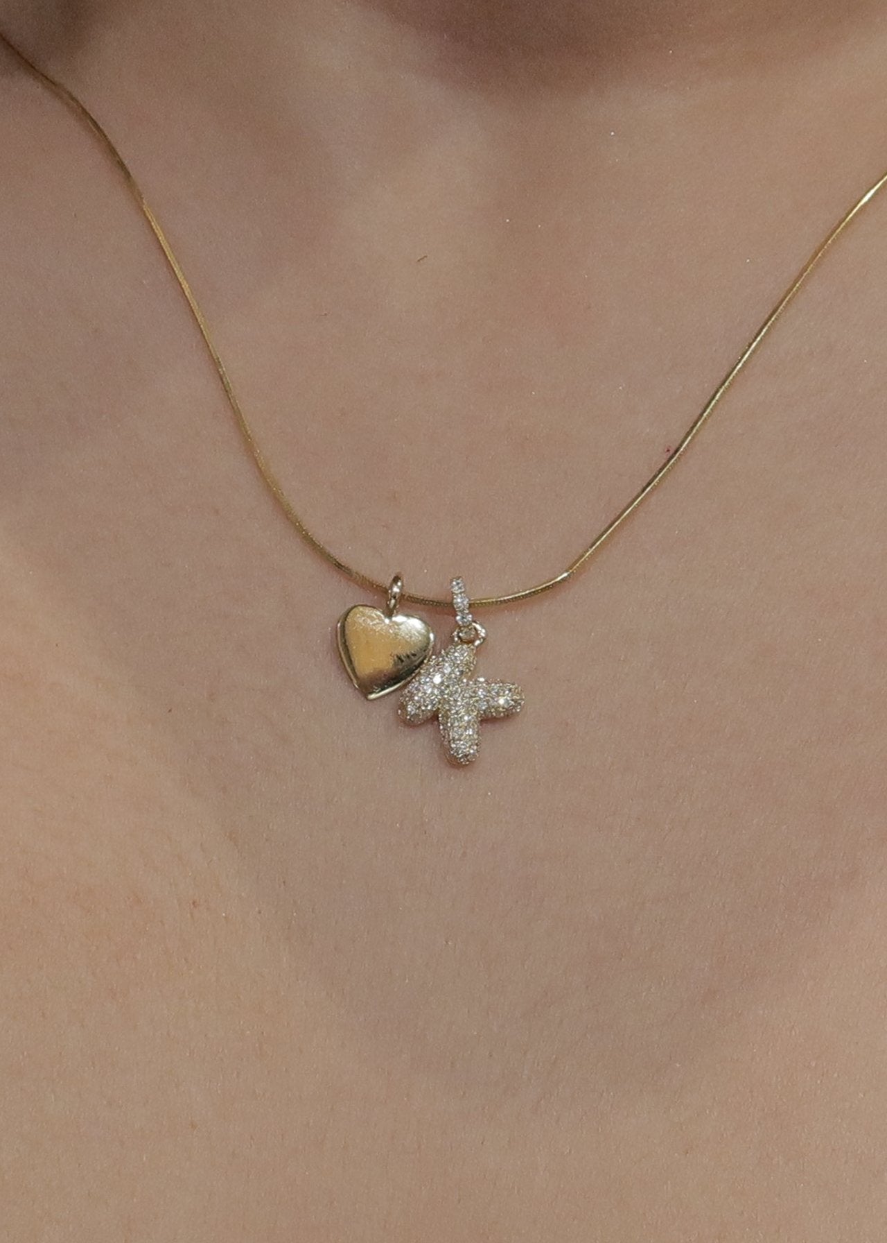 Gold Mini Disc Pendant