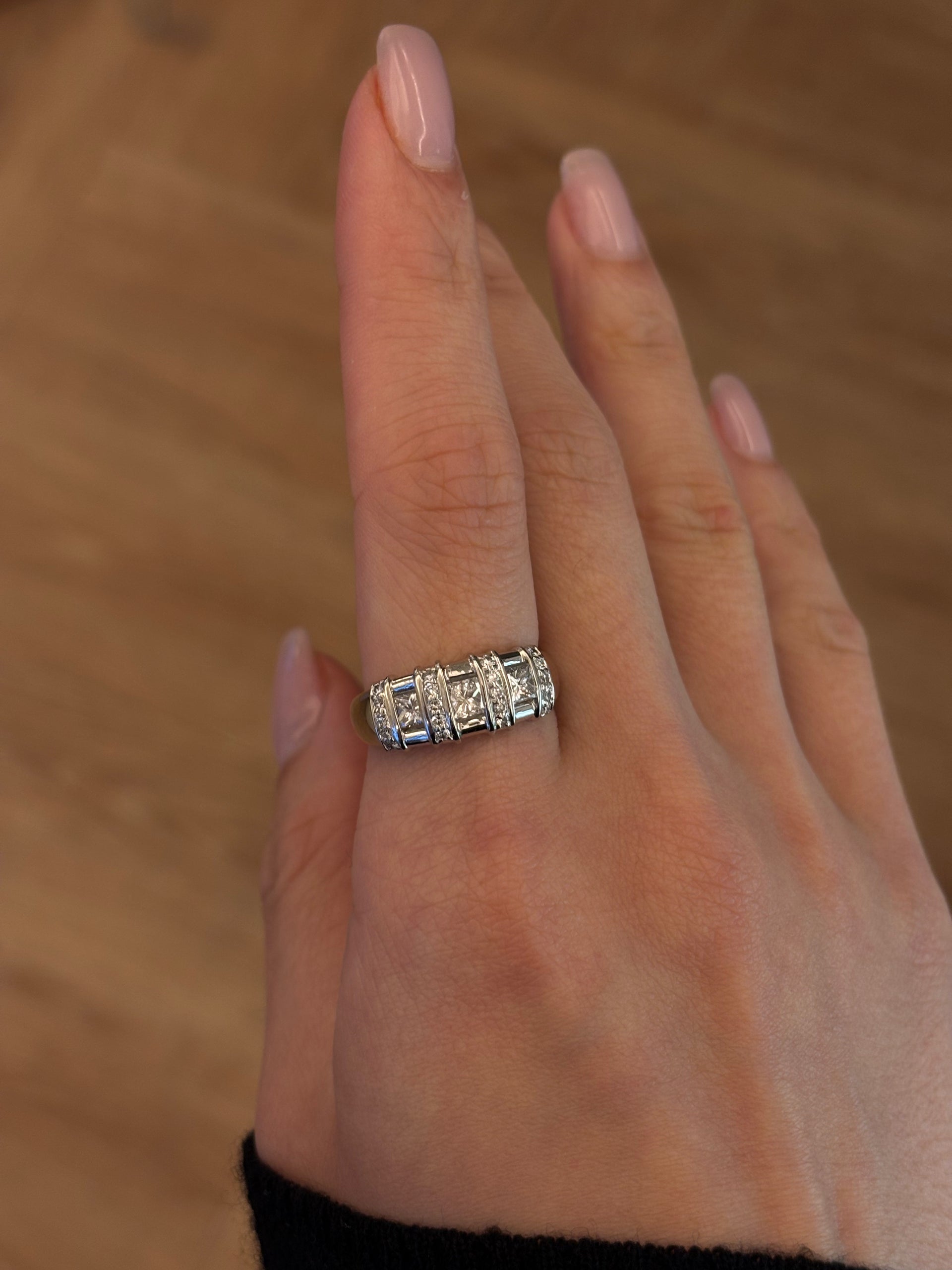 Vintage Diamond Castte Ring