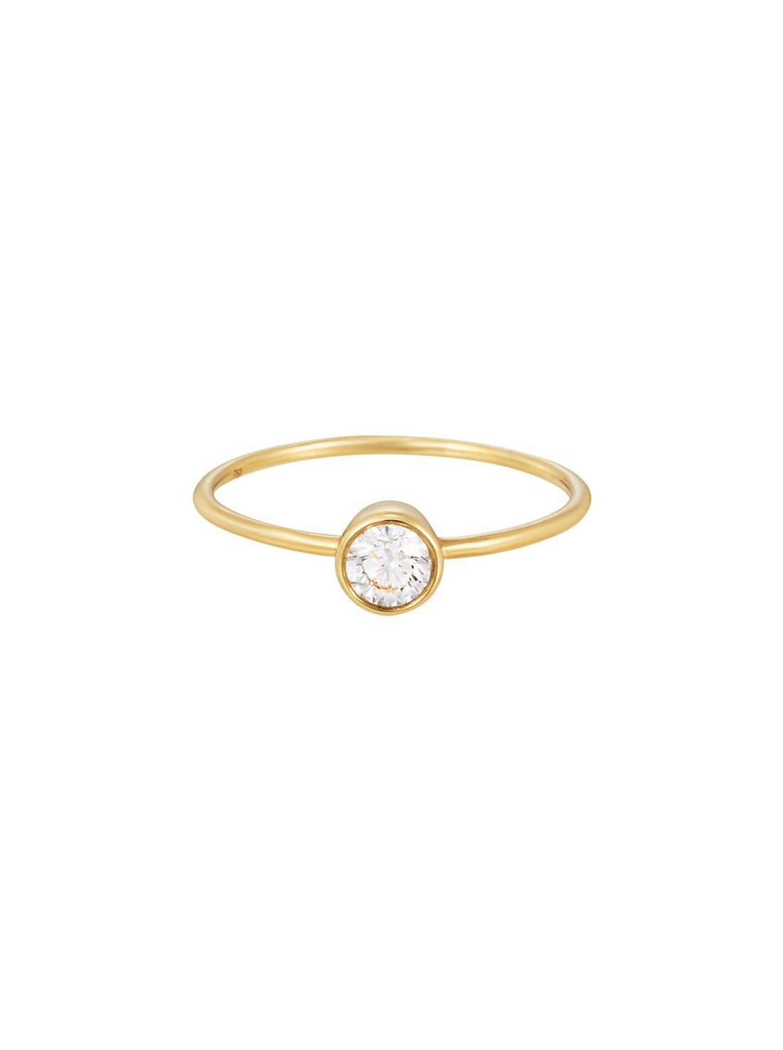 Bezel Diamond Ring - SIA Jewelry