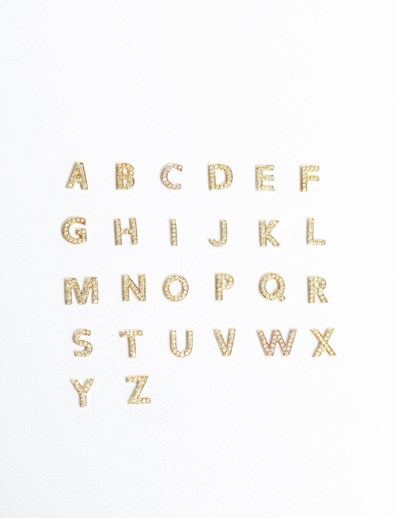 Classic Diamond Initial Earring - SIA Jewelry