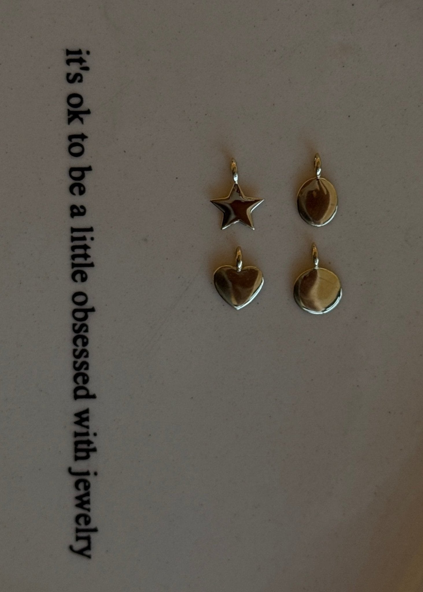 Gold Mini Disc Pendant - SIA Jewelry