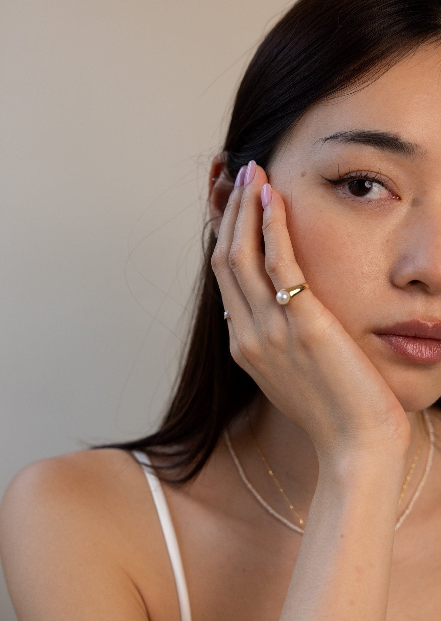 Pearl Signet Ring - SIA Jewelry