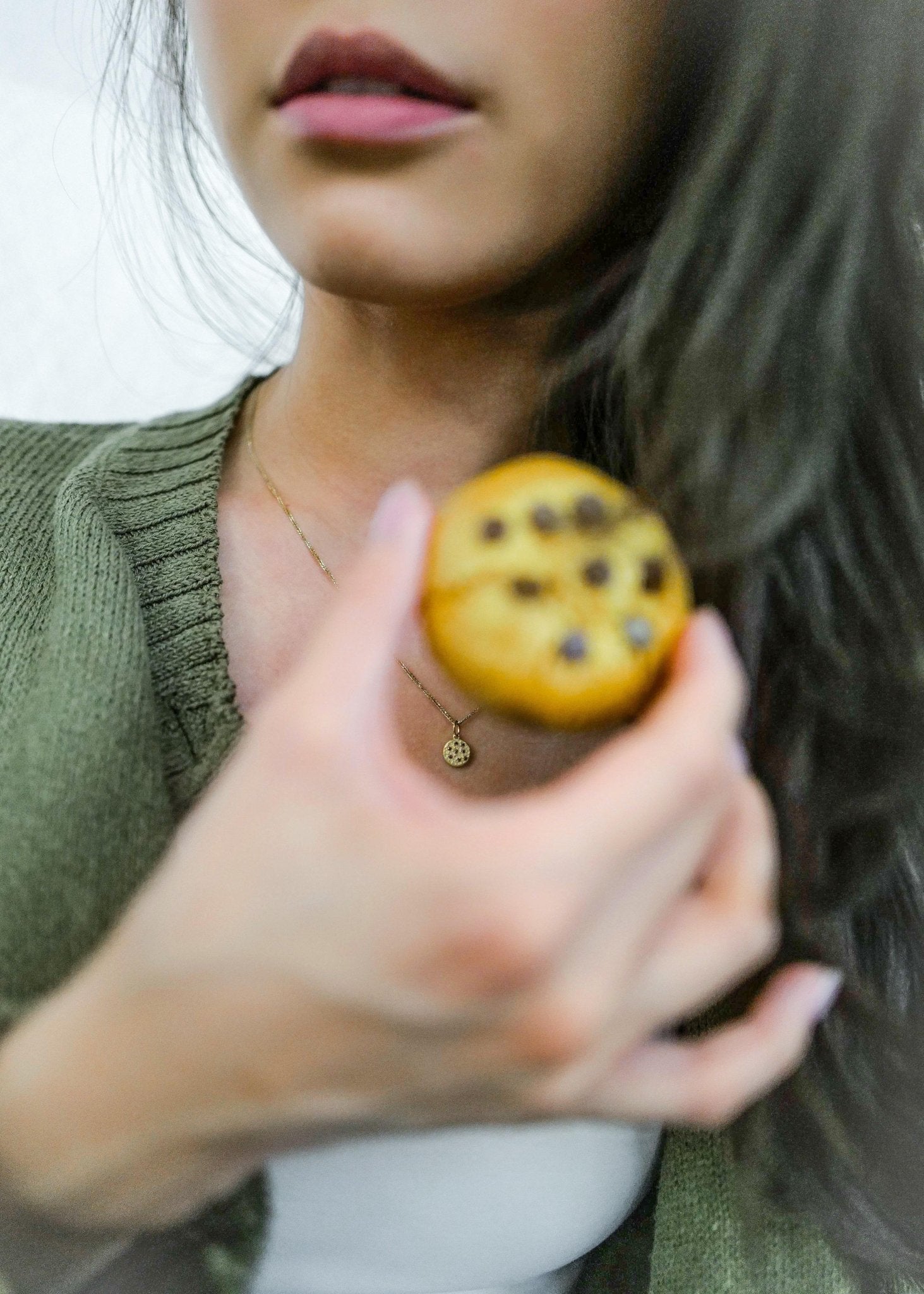 SIA x Cookie Department Diamond Cookie Pendant - SIA Jewelry