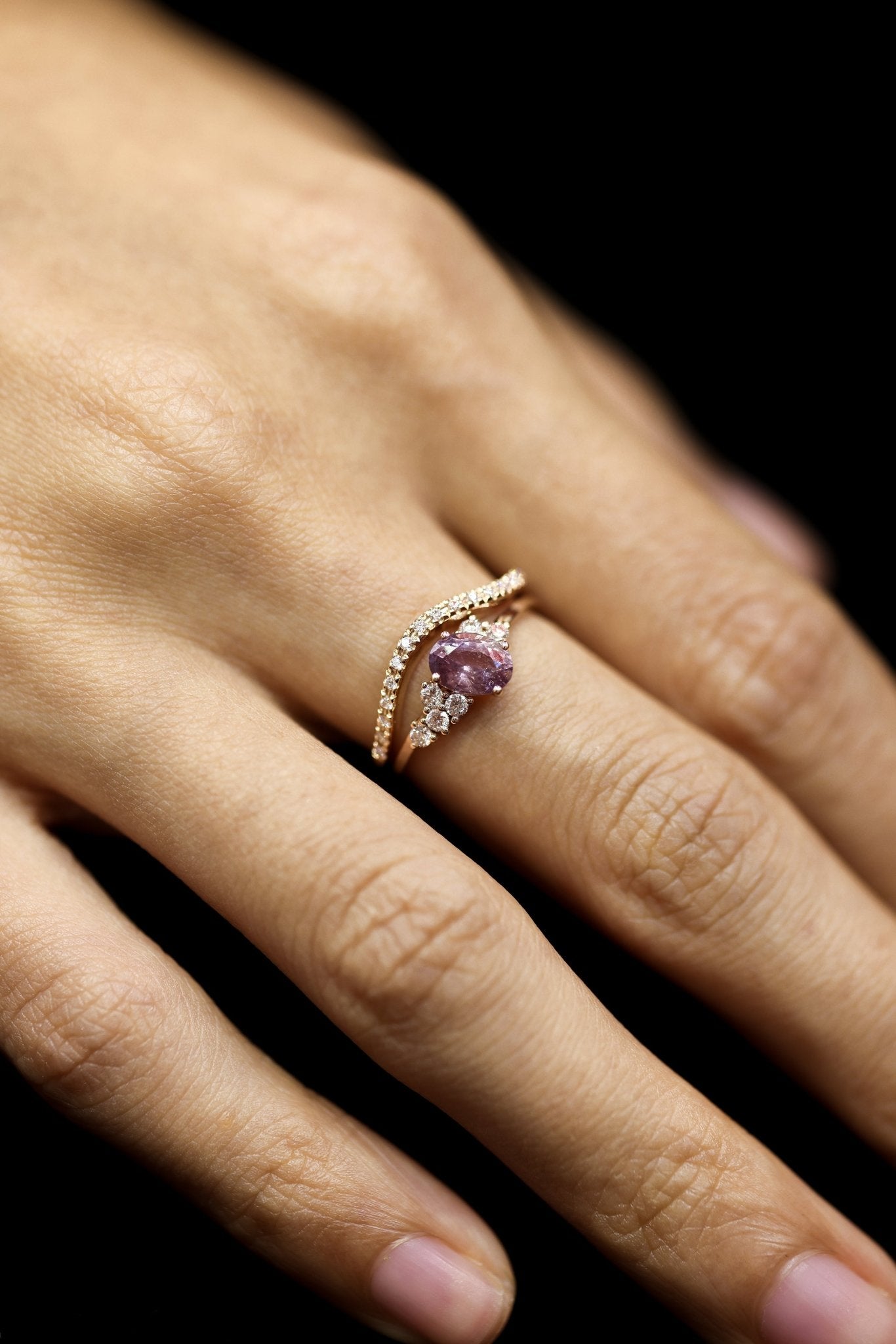 Wavy Diamond Ring - SIA Jewelry