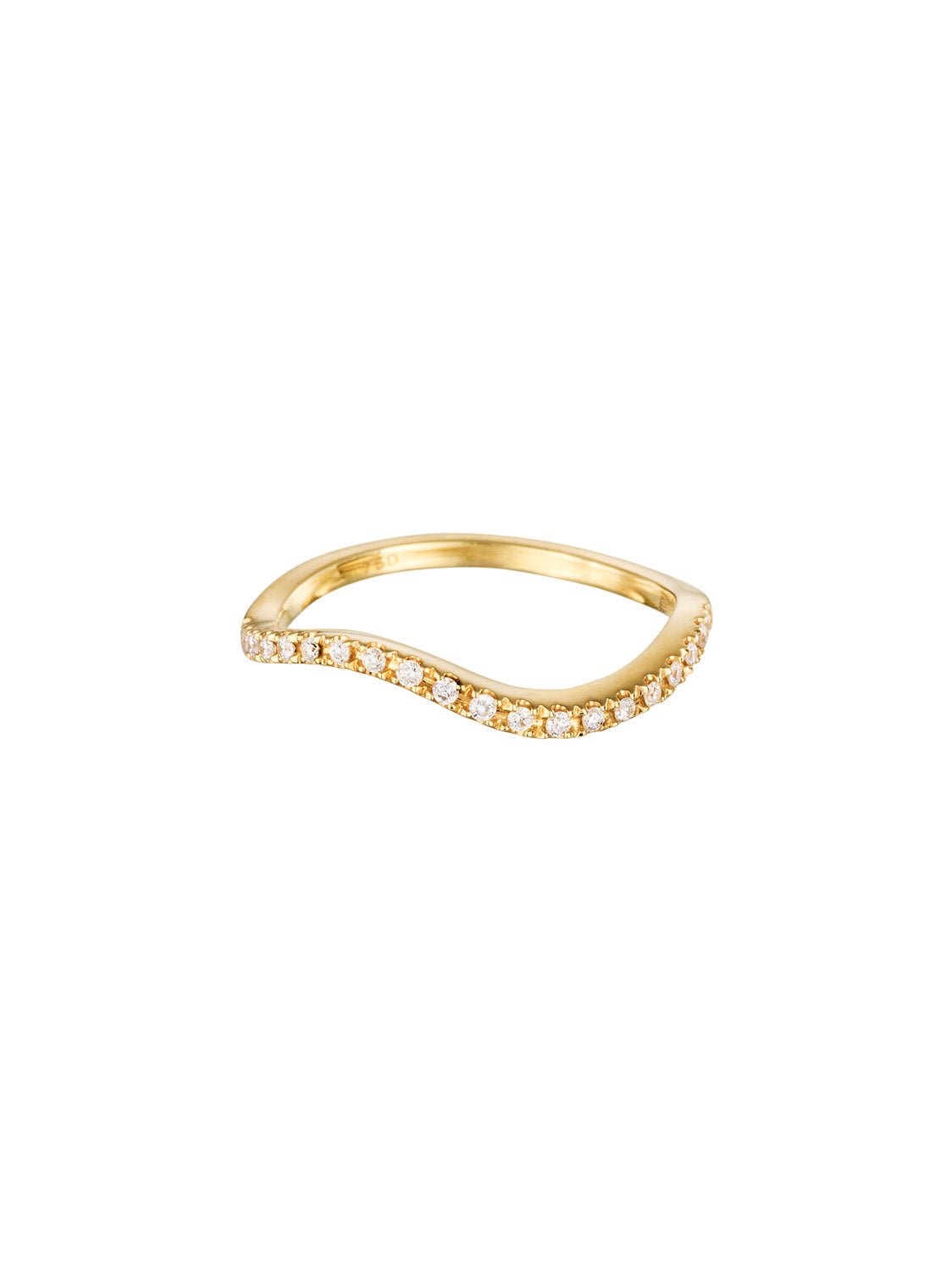 Wavy Diamond Ring - SIA Jewelry
