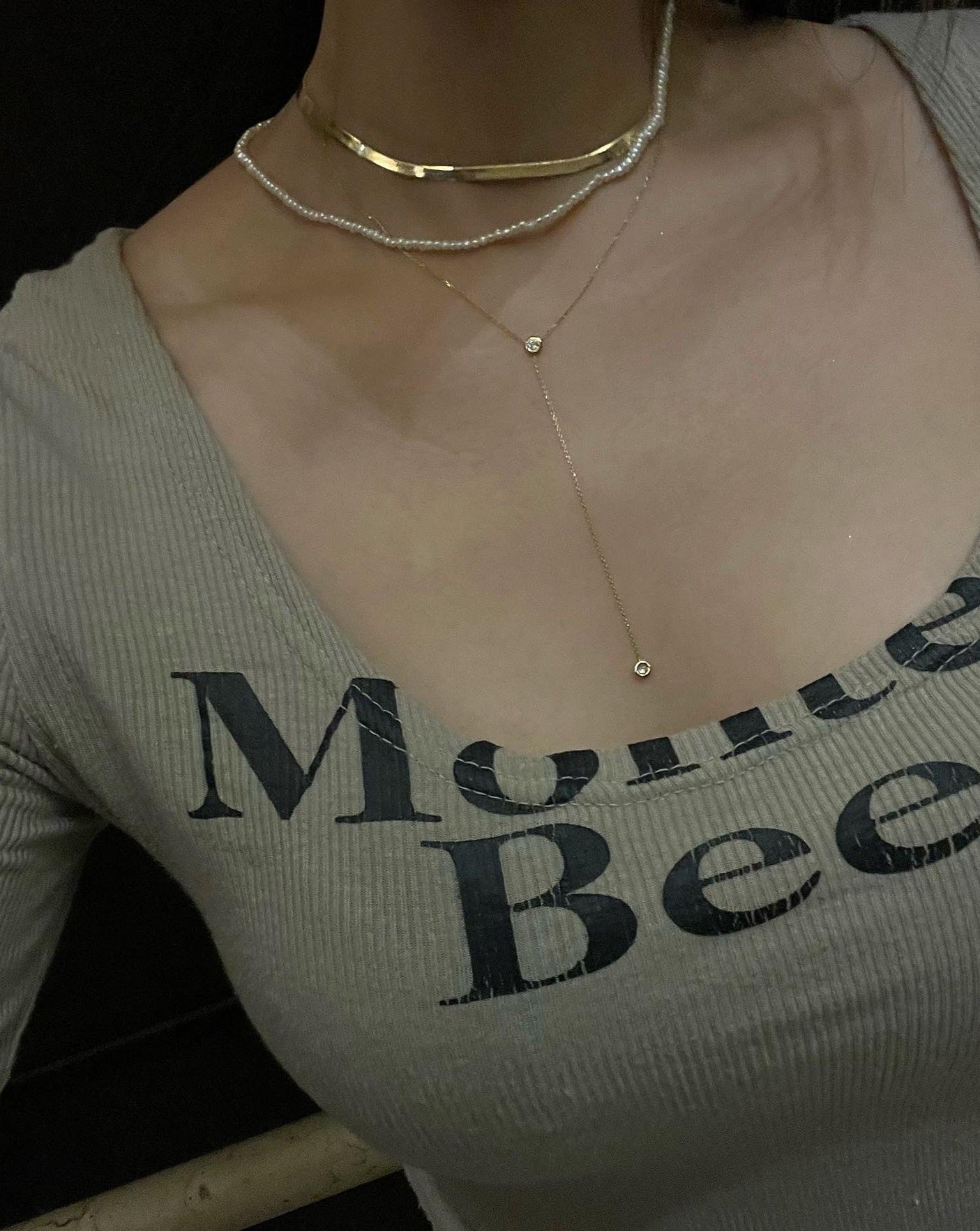 Asha Baby Pearl Necklace