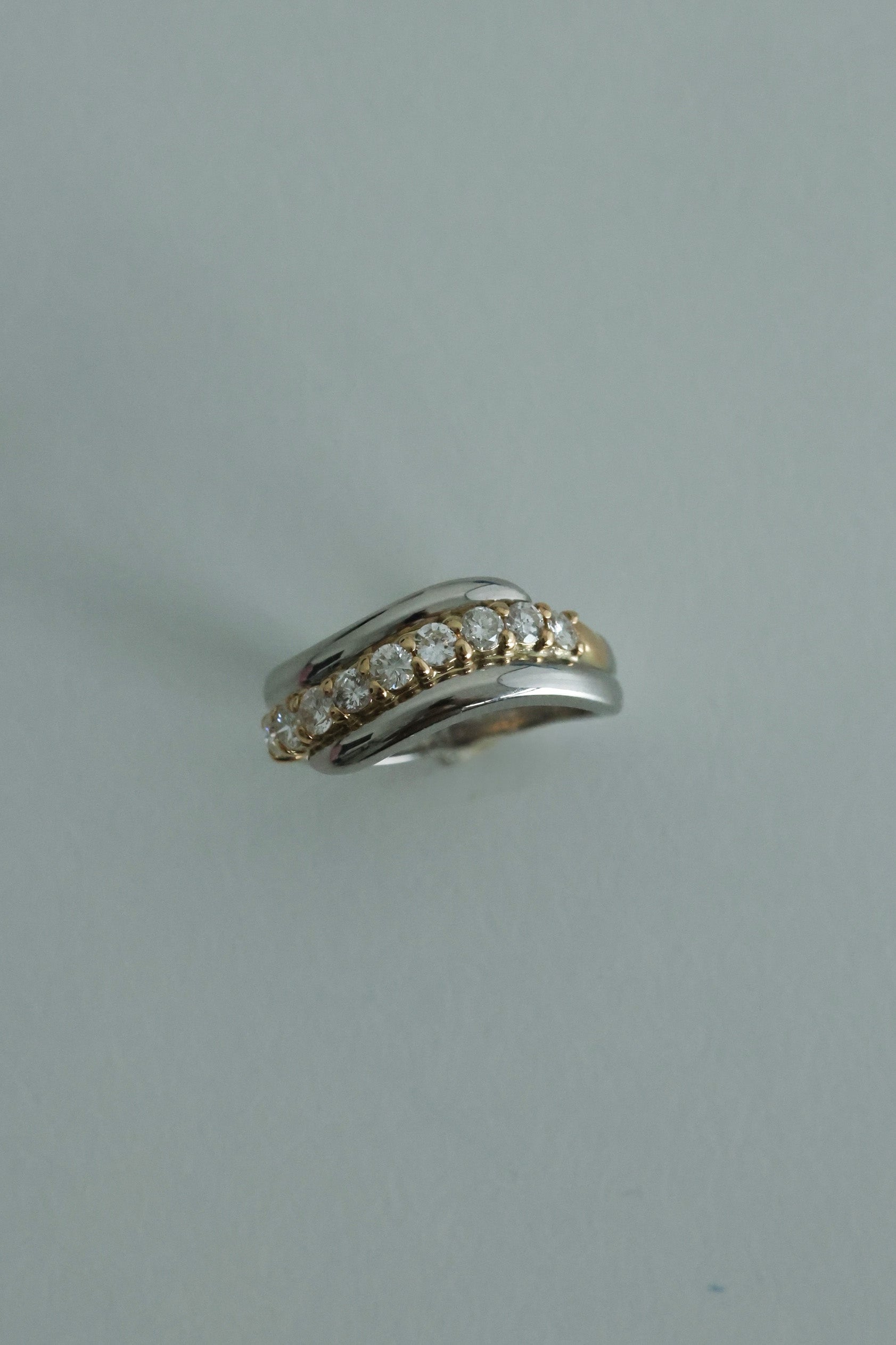 Vintage Mixed Gold Kose Diamond Ring