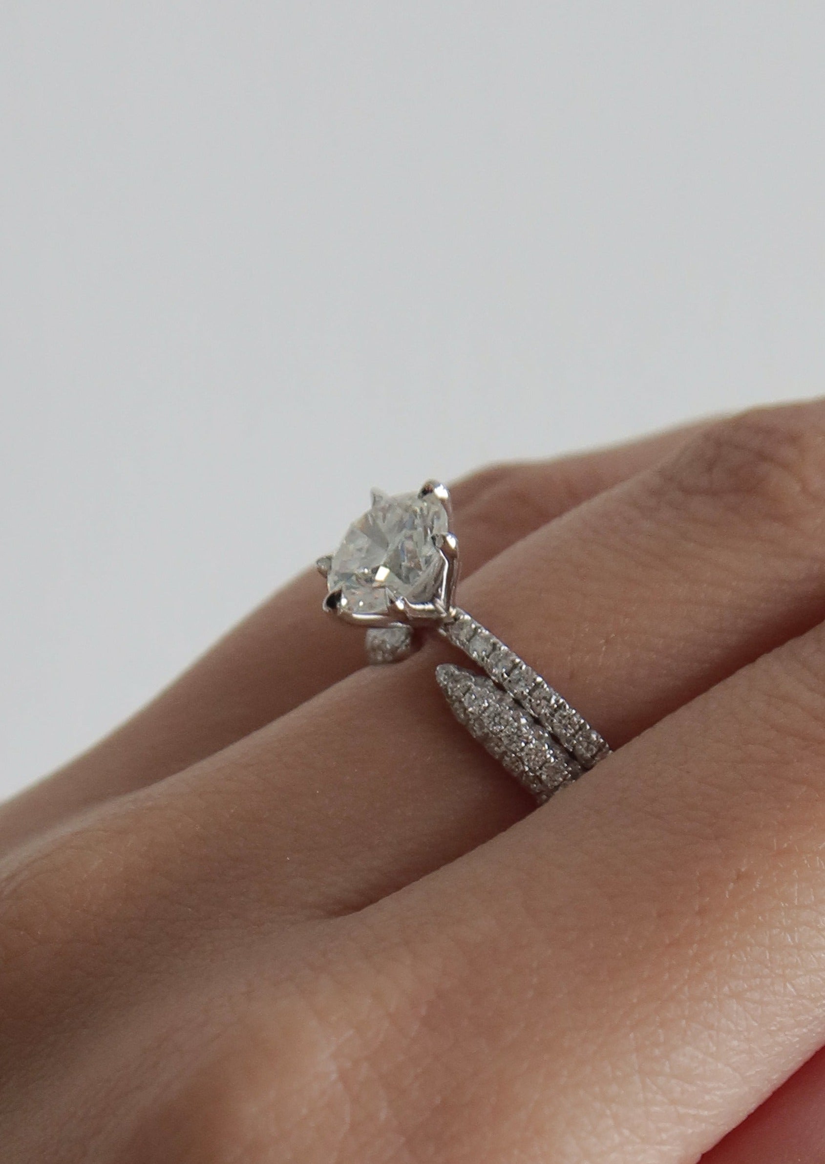 Aura Diamond Open Ring
