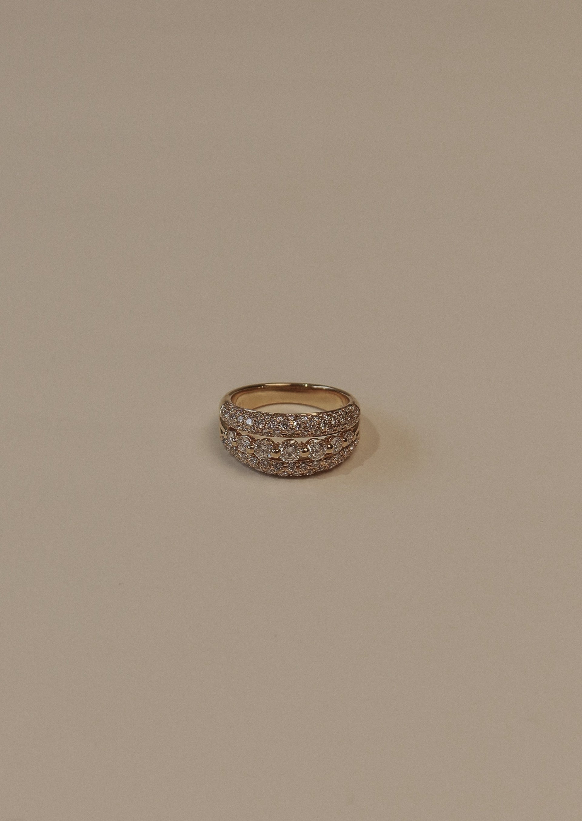 Vintage Trio Diamond Ring