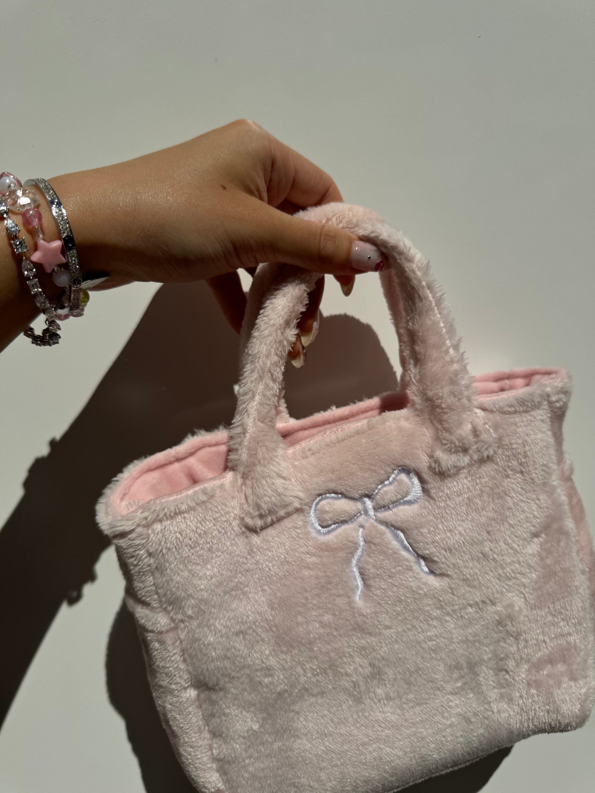 SIA Pink Puffy Bag