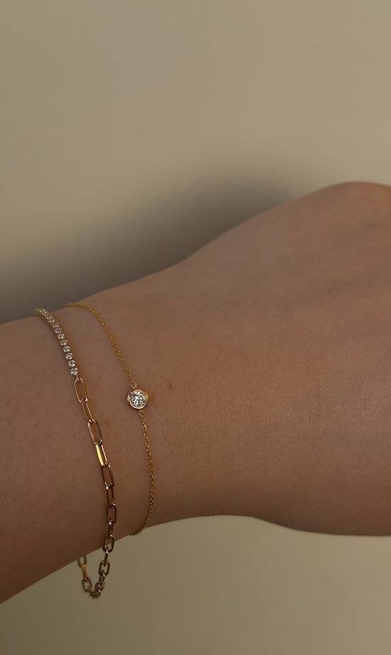 Bezel Diamond Bracelet - SIA Jewelry