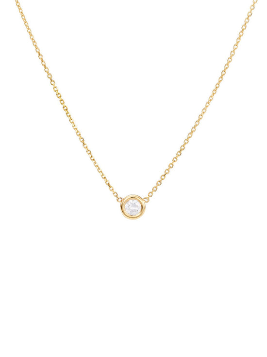Bezel Diamond Necklace - SIA Jewelry