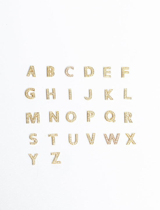 Classic Diamond Initial Earring - SIA Jewelry