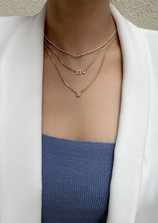 Classic Diamond Tennis Necklace - SIA Jewelry