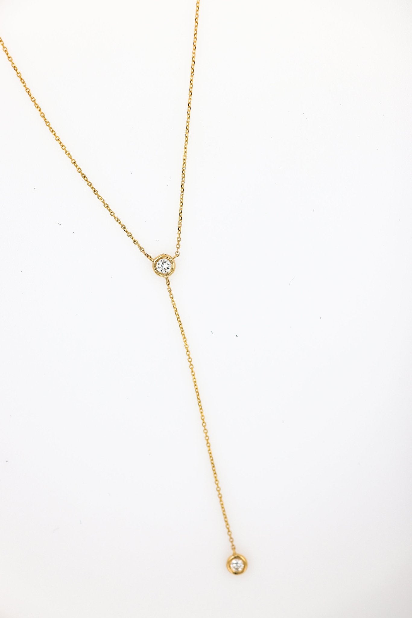 Diamond Y Chain Necklace - SIA Jewelry