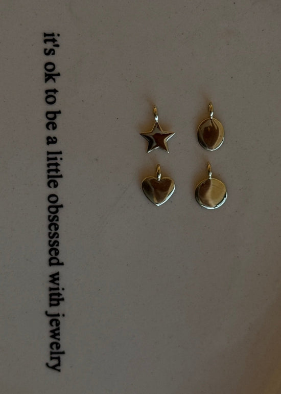 Gold Mini Disc Pendant - SIA Jewelry