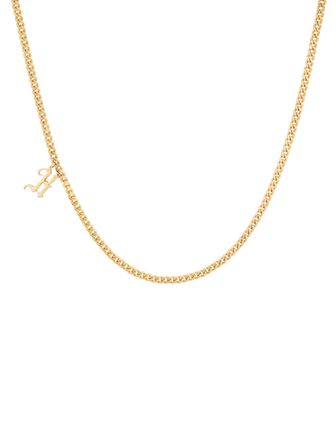 Gothic Initial Chain - SIA Jewelry