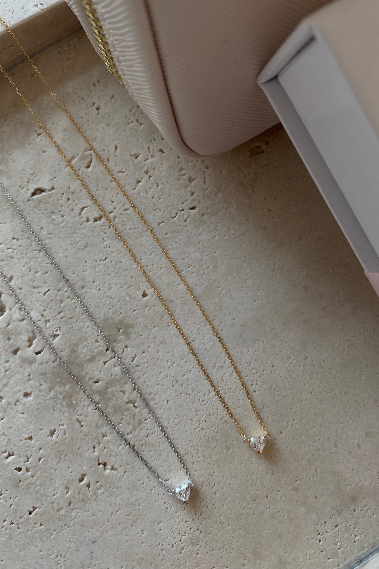 Hilda Heart Diamond Necklace - SIA Jewelry