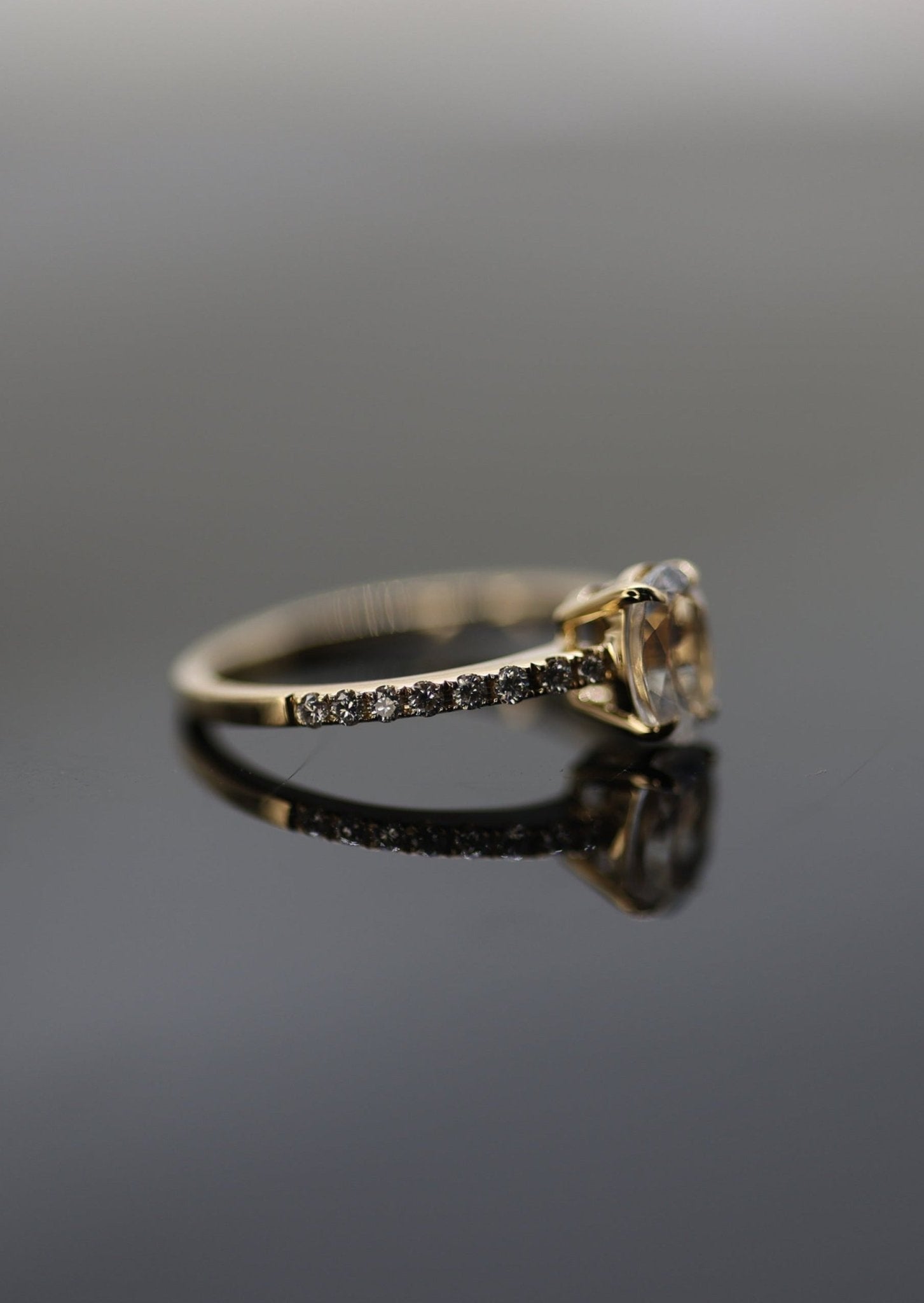 Moonstone Diamond Ring - SIA Jewelry