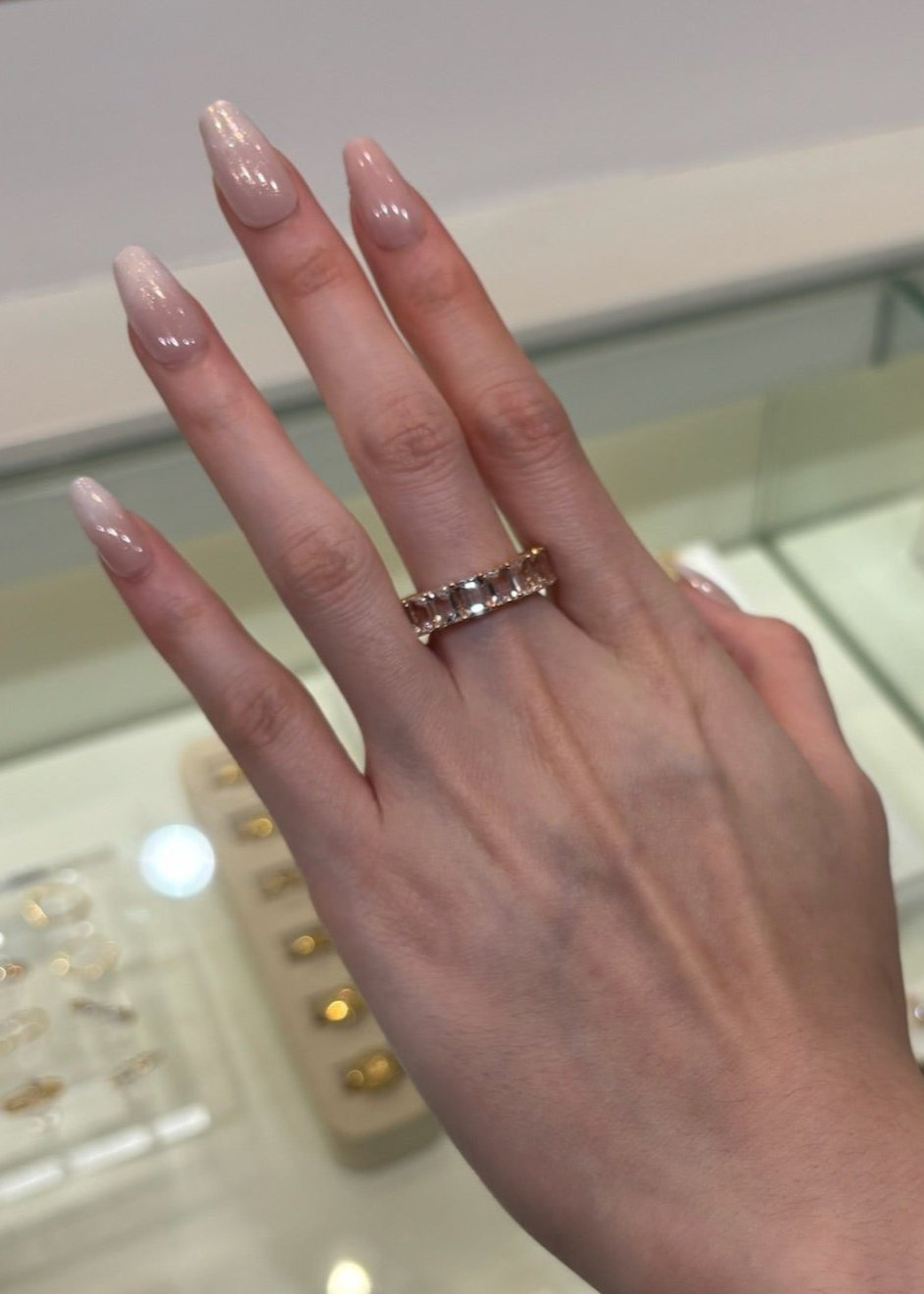 One&Only Morganite Eternity Ring - SIA Jewelry