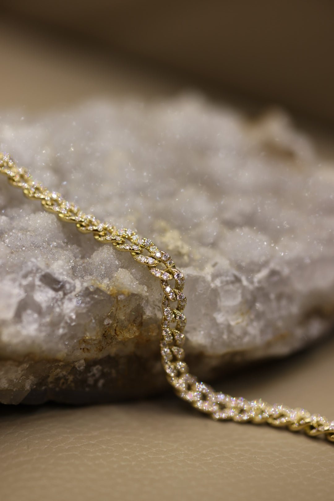 Paved Cuban Chain Bracelet - SIA Jewelry