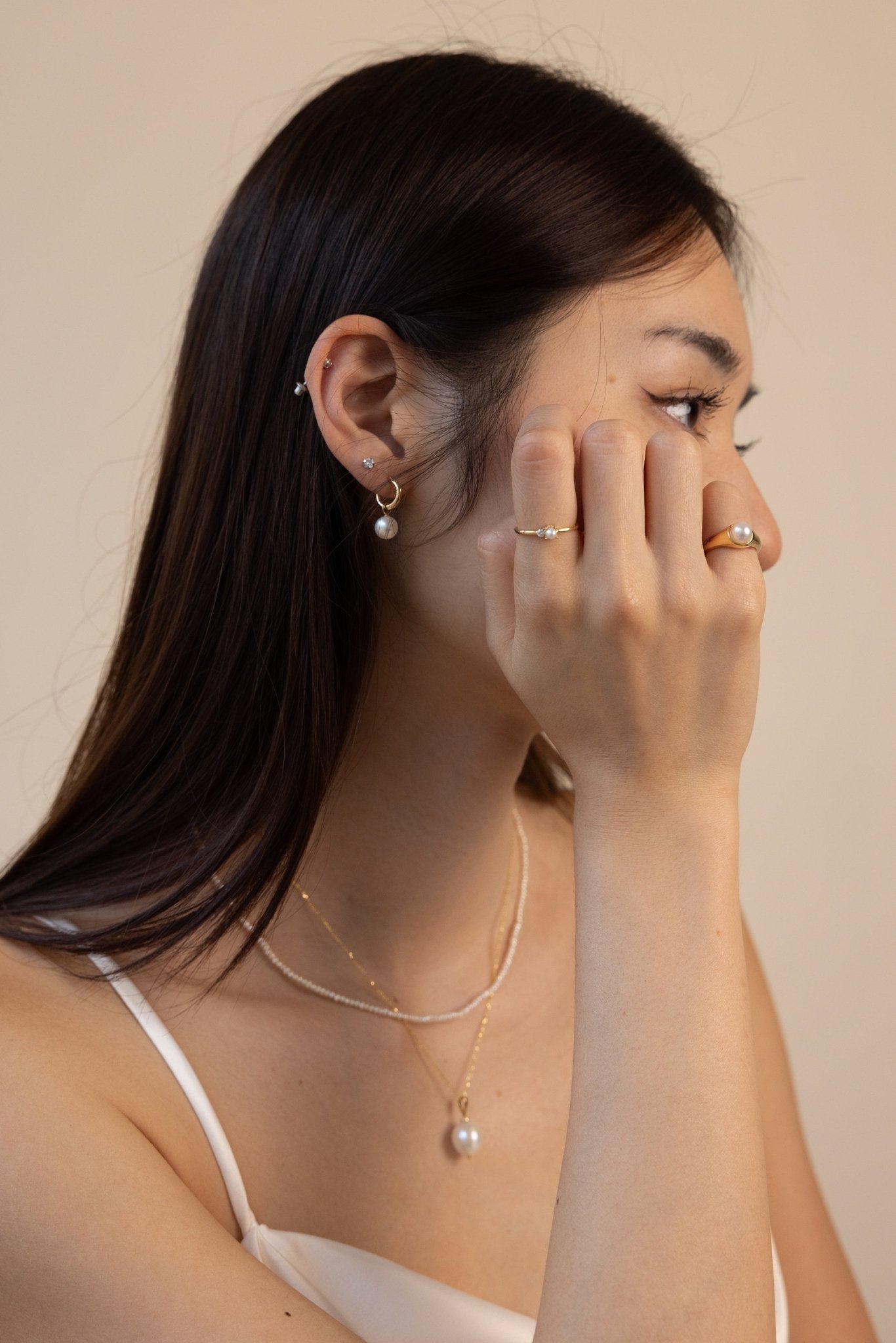 Pearl Signet Ring - SIA Jewelry
