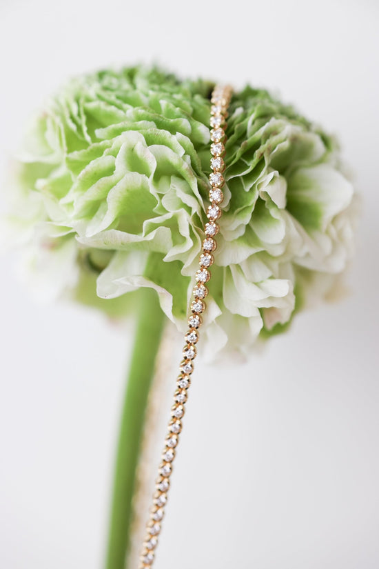 Petite Nadia Tennis Diamond Necklace - SIA Jewelry