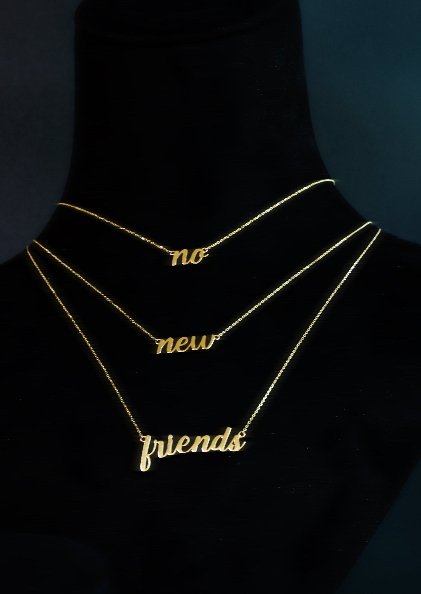 Script Nameplate Chain - SIA Jewelry