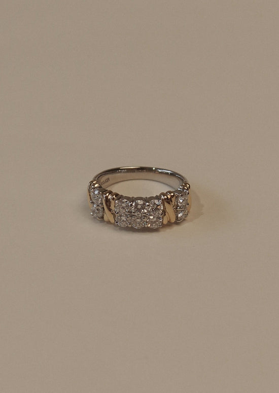Vintage Cross Diamond Ring - SIA Jewelry