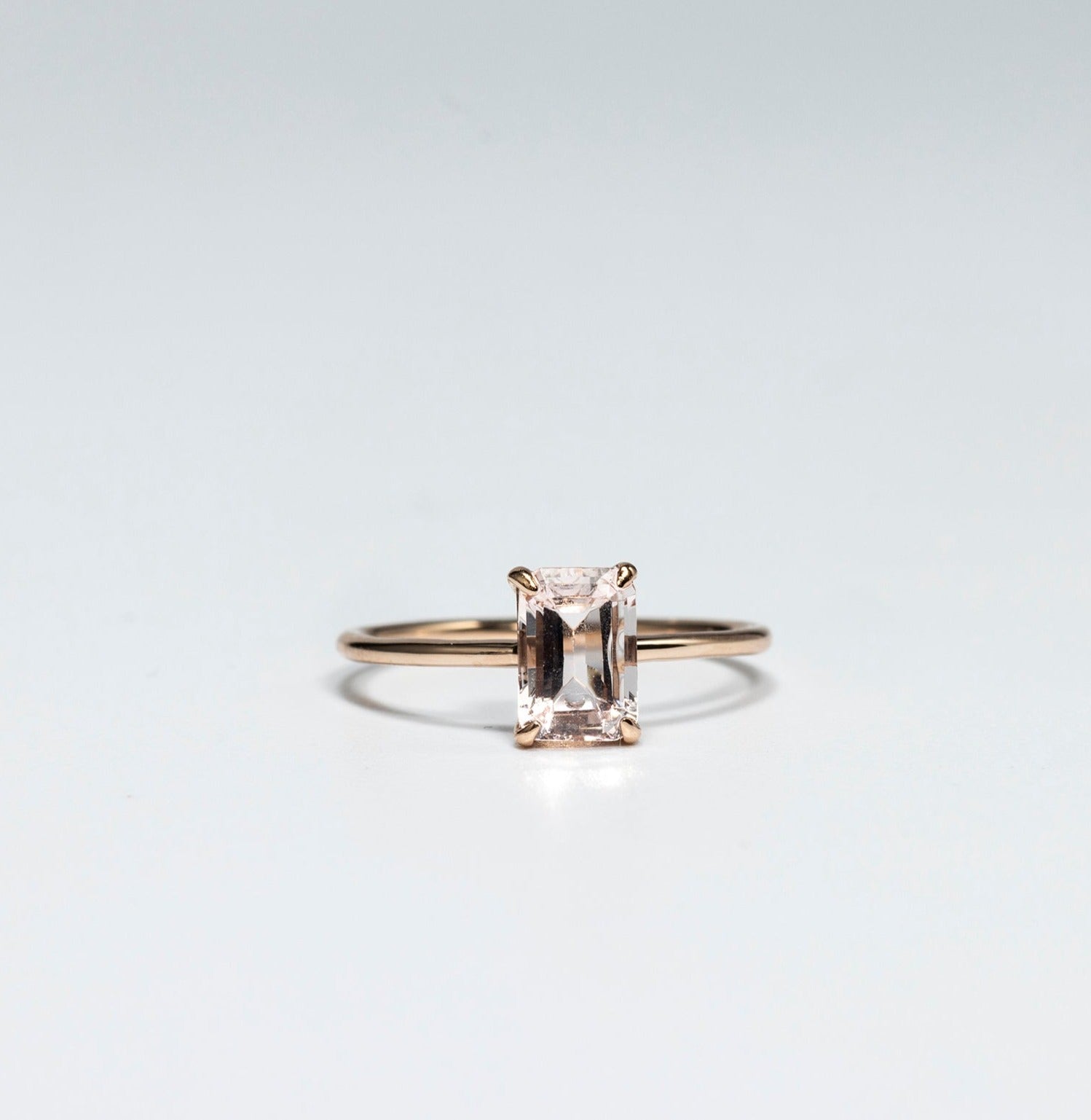 Morganite Pink Ring