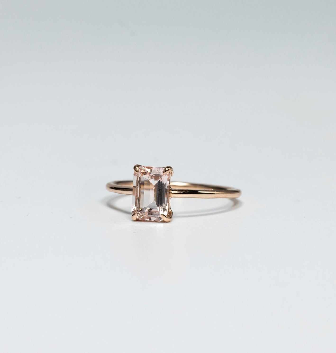 Morganite Pink Ring