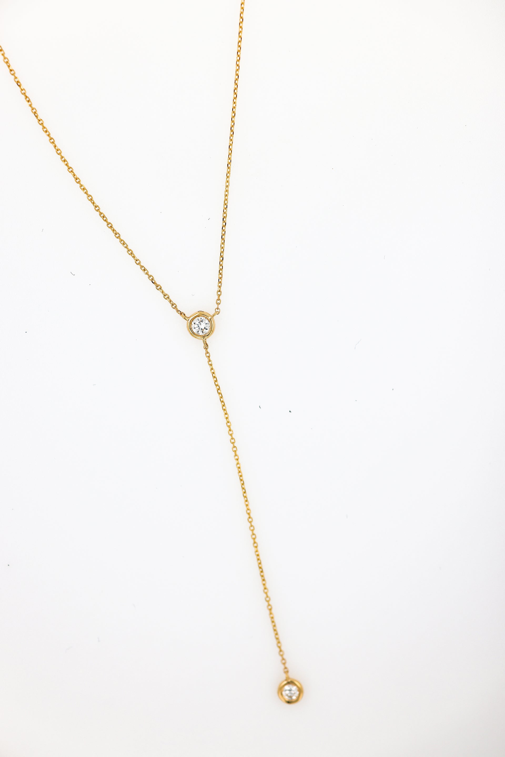 Diamond Y Chain Necklace