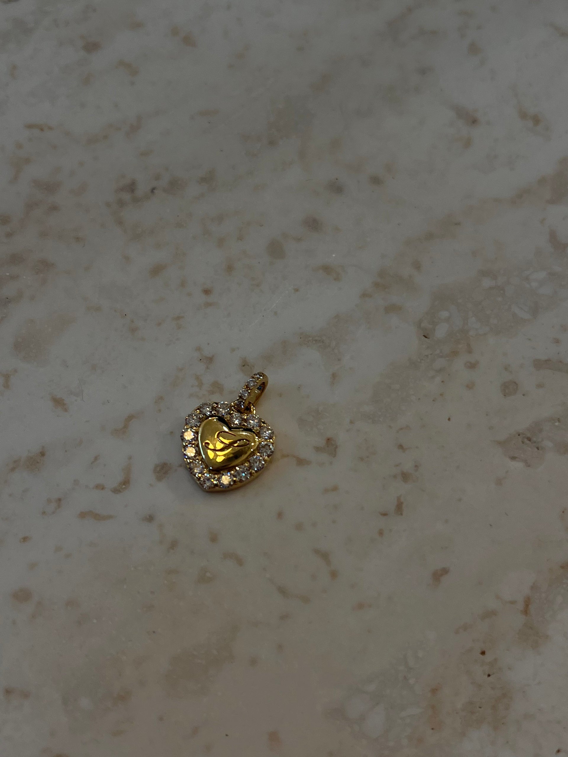 Kylie Heart Diamond Pendent